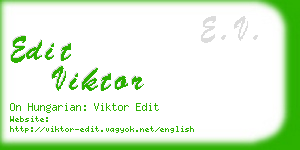 edit viktor business card